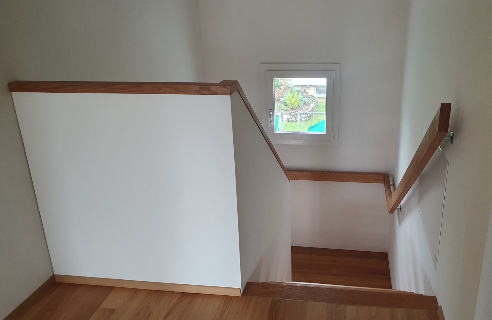 Treppe mit Geländer